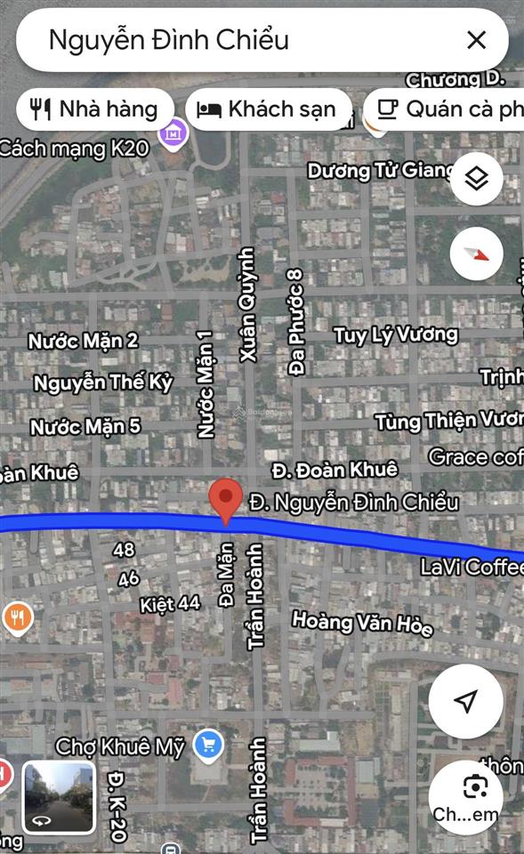 Bán lô đất mt nguyễn đình chiểu  sát nam việt á  khuê mỹ, ngũ hành sơn