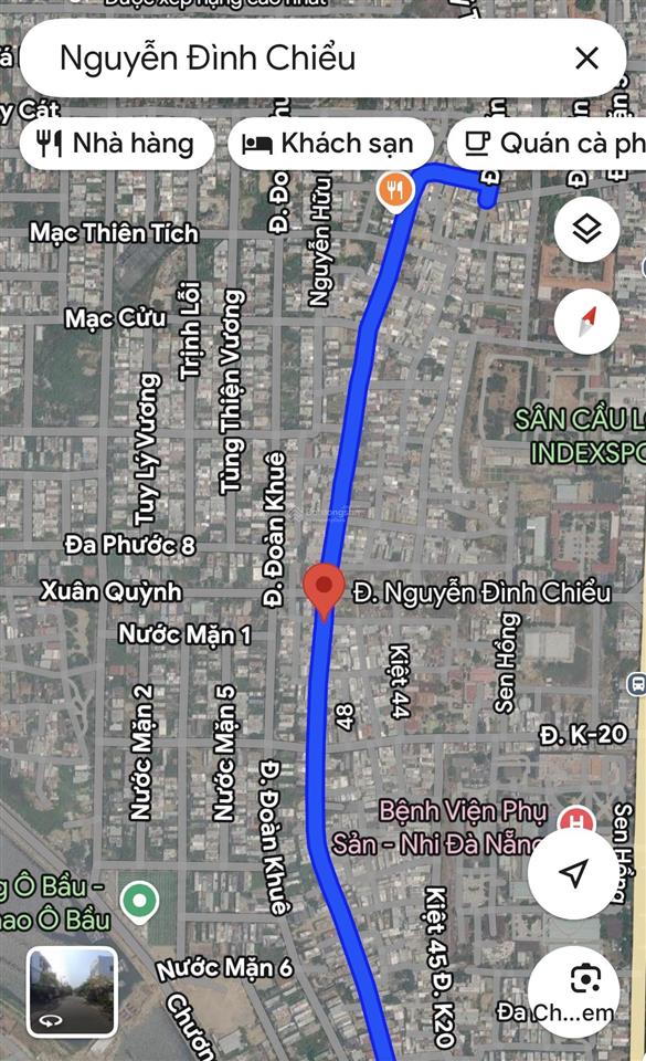 Bán lô đất mt nguyễn đình chiểu  sát nam việt á  khuê mỹ, ngũ hành sơn