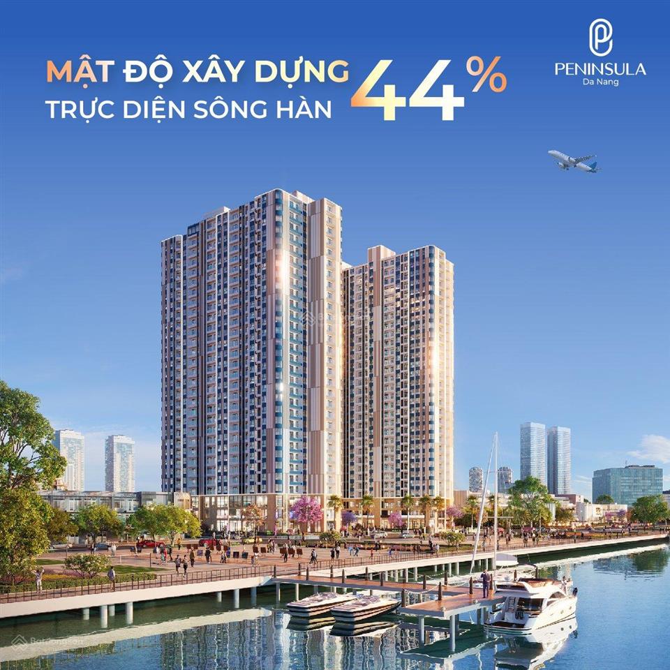 Hàng hot căn góc 2 phòng ngủ p21811 view trực diện sông hàn + pháo hoa + vịnh biển ch peninsula