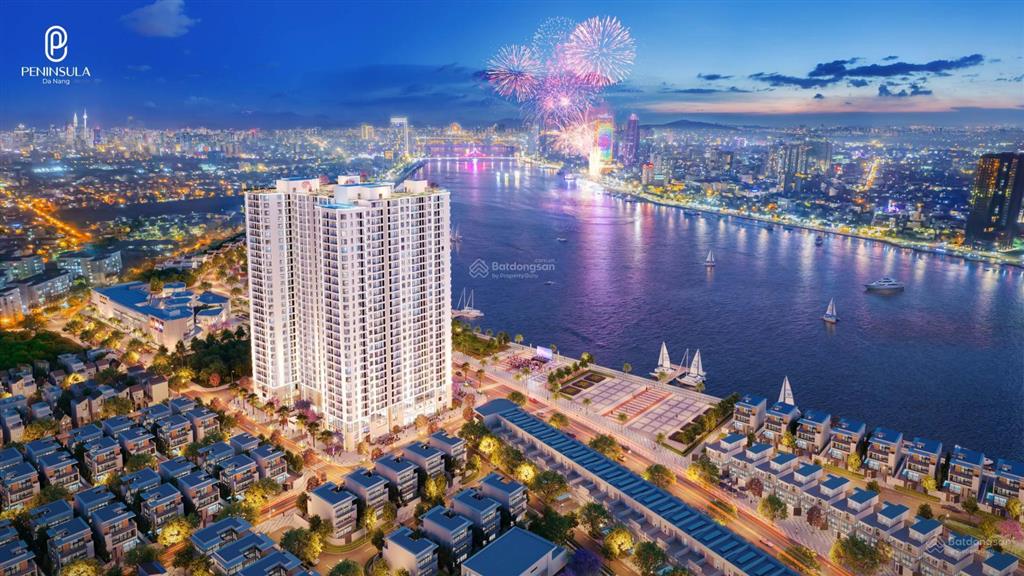Hàng hot căn góc 2 phòng ngủ p21811 view trực diện sông hàn + pháo hoa + vịnh biển ch peninsula