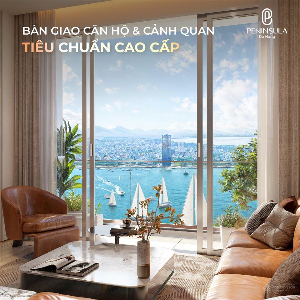 Hàng hot căn góc 2 phòng ngủ p21811 view trực diện sông hàn + pháo hoa + vịnh biển ch peninsula