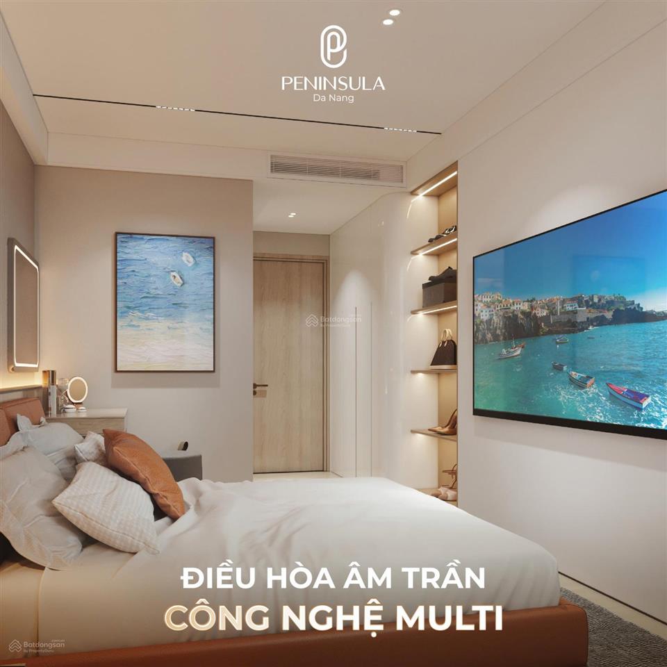 Hàng hot căn góc 2 phòng ngủ p21811 view trực diện sông hàn + pháo hoa + vịnh biển ch peninsula