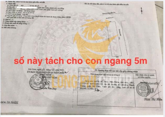 Siêu sập  bđs nguyễn du  rẻ hơn 70  100 tr/m2  368m2 ngang 9.2m x hậu 32m  chỉ 41 tỷ
