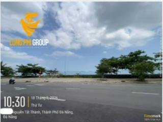 Bán 3 lô mặt tiền biển nguyễn tất thành  375 m²  2 mặt tiền trước sau  chỉ 125tr/m2