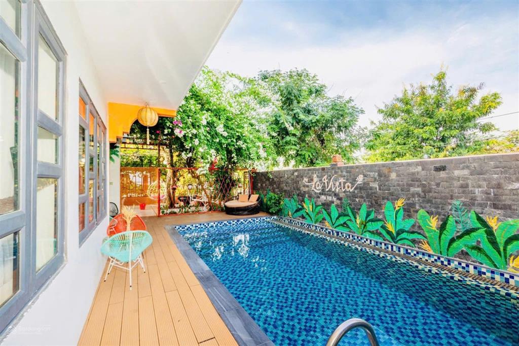 Hội an  bán cặp villa 2 mặt tiền 485m2, 25 phòng, đang thu 70tr/tháng. giá 31 tỷ.