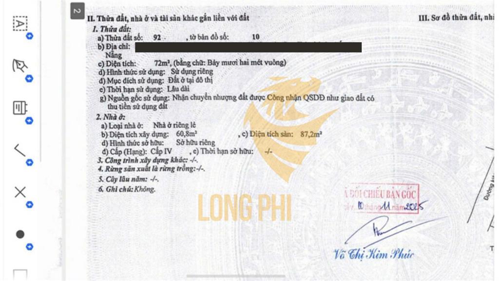 Nhà 2 mặt tiền trương định  ngang gần 6m  vị trí kinh doanh đẹp
