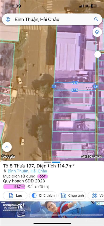 Bán nhà 4 lô liền kề mặt phố tại núi thành, 461m2 ngang 18m quận hải châu, tp đà nẵng