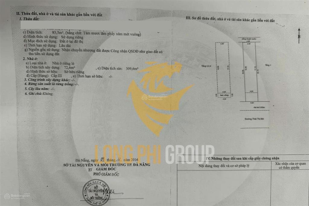 Hàng sập giá  nhà 4 tầng thái thị bôi  thanh khê  đà nẵng