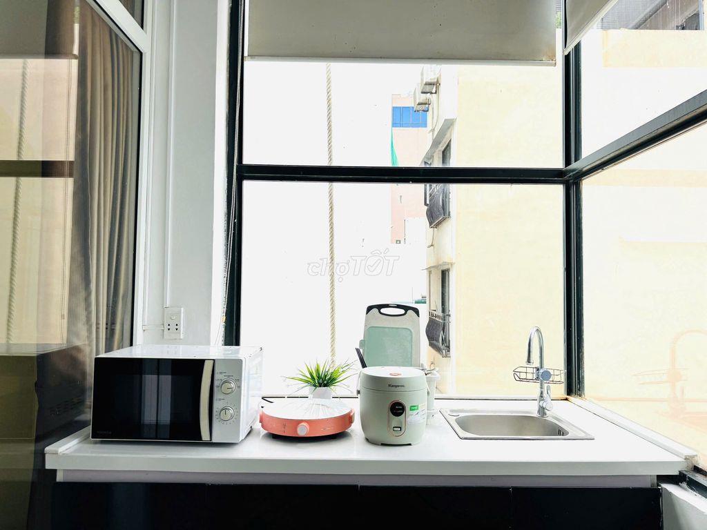 CĂN 1PN NGUYÊN TẦNG 4 – SÂN THƯỢNG RIÊNG CỰC CHILL – GẦN BIỂN MỸ KHÊ