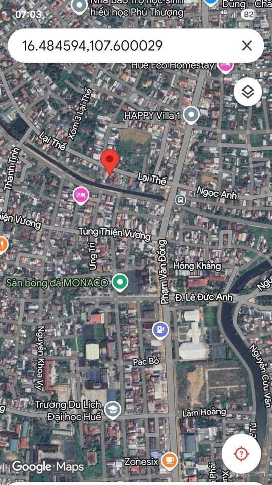 Bán đất 2 mặt tiền đường lại thế