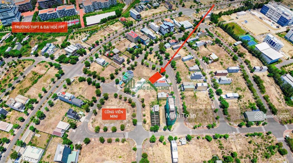 Biệt thự 16m ngang, ngay fpt city, xây 5,5 tầng 80%