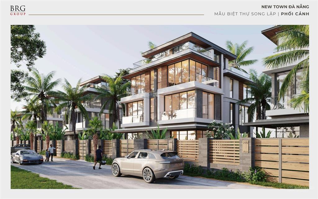 Một căn villa song lập 387m2 legend cho 2 thế hệ sống chung nhưng đủ riêng tư cho mỗi gia đình