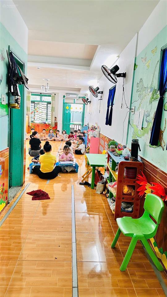 Trường mầm non tư thục vườn xanh  doanh thu 180tr/tháng 371m2  nguyễn trường tộ
