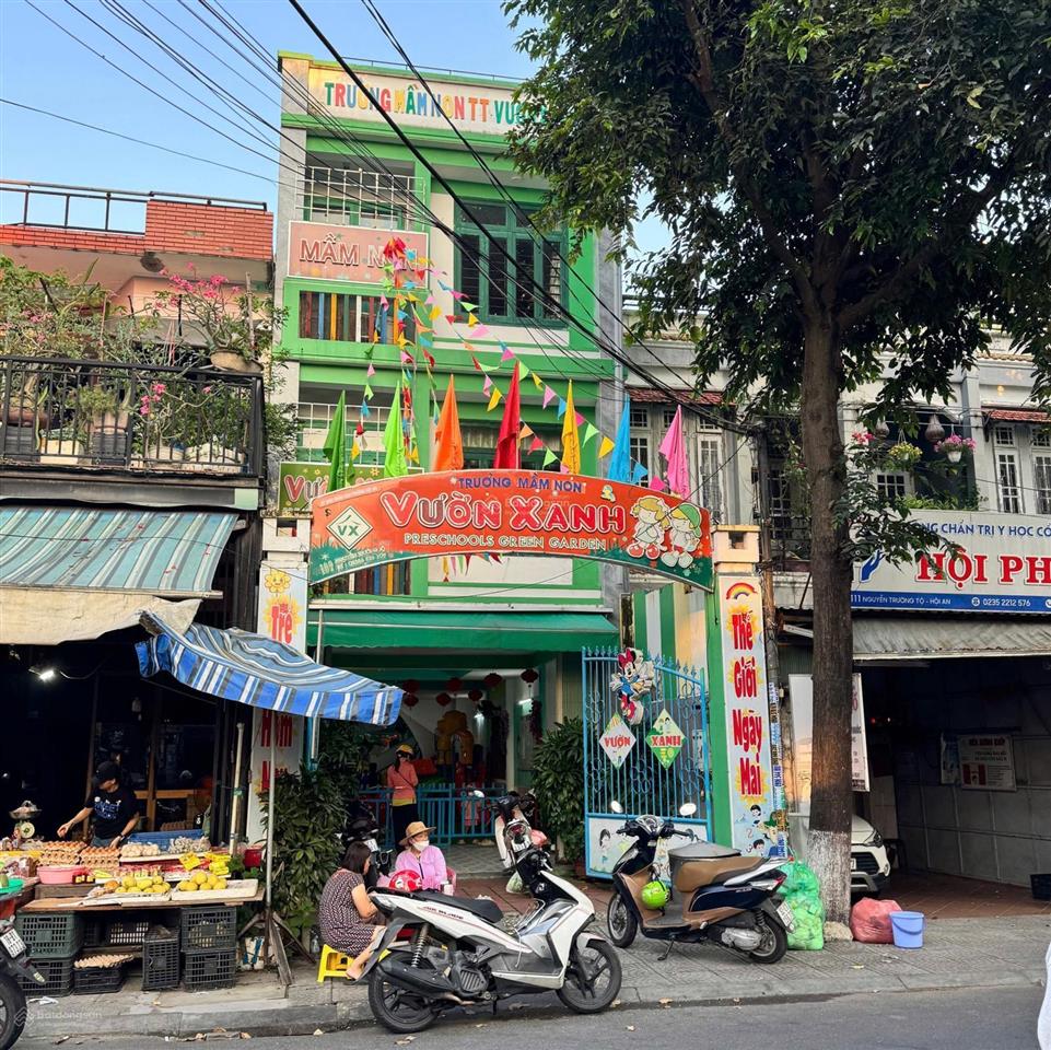 Trường mầm non tư thục vườn xanh  doanh thu 180tr/tháng 371m2  nguyễn trường tộ