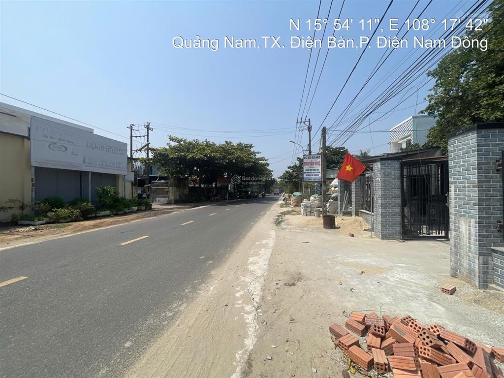 Bán nhà cấp 4 mặt tiền đường an dương vương, điện bàn đông, đà nẵng thuộc quảng nam cũ)