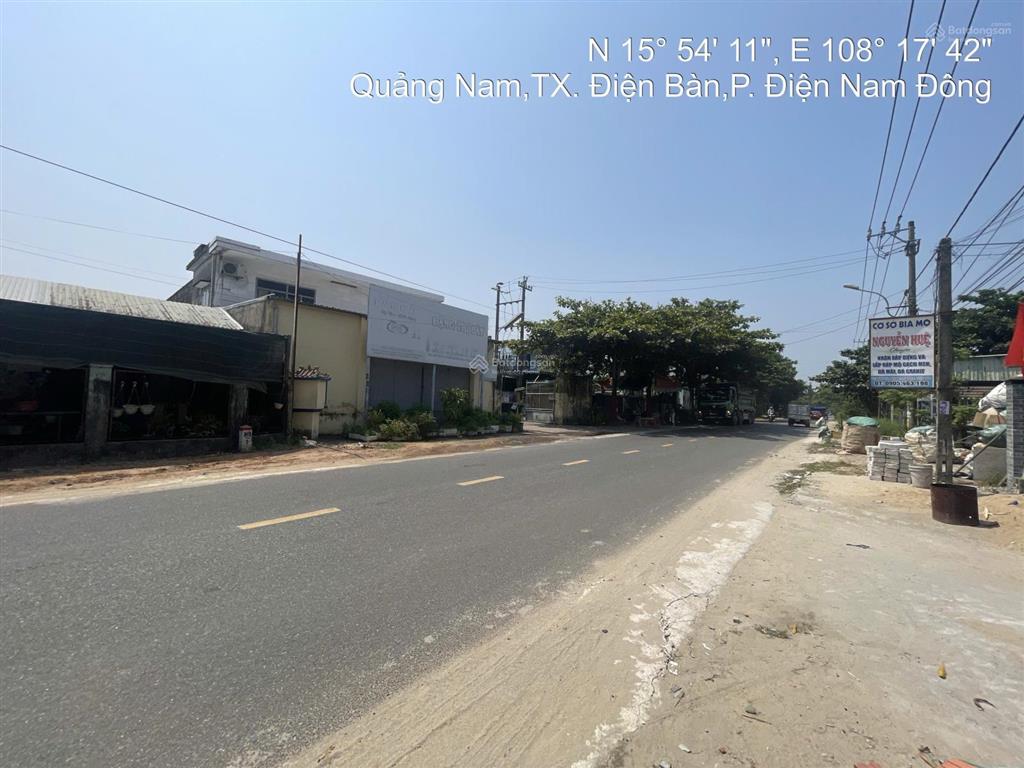 Bán nhà cấp 4 mặt tiền đường an dương vương, điện bàn đông, đà nẵng thuộc quảng nam cũ)