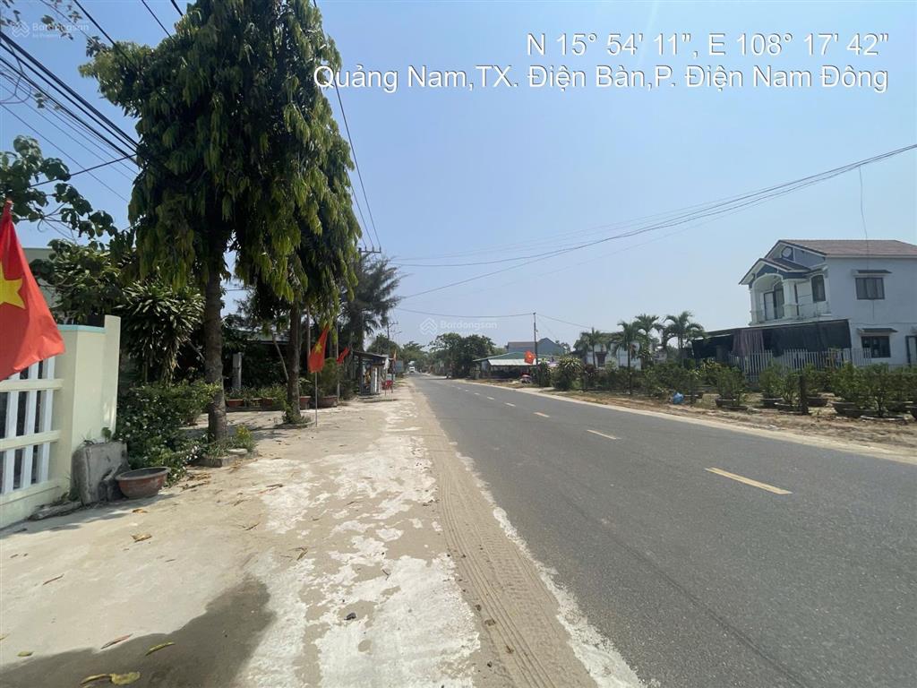 Bán nhà cấp 4 mặt tiền đường an dương vương, điện bàn đông, đà nẵng thuộc quảng nam cũ)