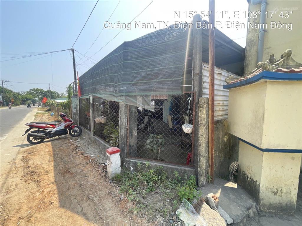 Bán nhà cấp 4 mặt tiền đường an dương vương, điện bàn đông, đà nẵng thuộc quảng nam cũ)
