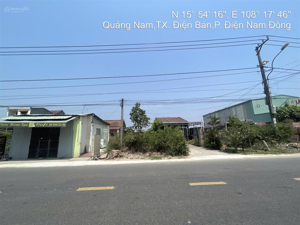 Bán nhà cấp 4 mặt tiền đường an dương vương, điện bàn đông, đà nẵng thuộc quảng nam cũ)