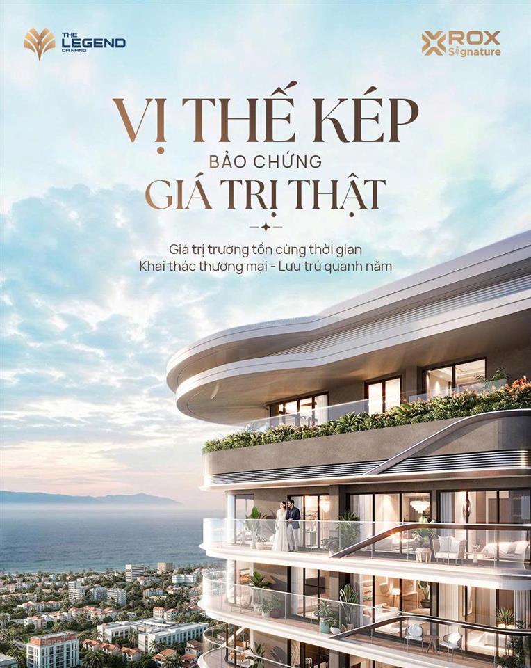The legend đà nẵng | tuyệt tác 1pn  penhouse thu trọn tầm nhìn sông hàn, cầu rồng, biển & pháo hoa
