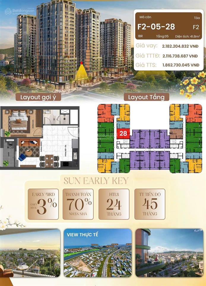 Fours tower f2 | tuyệt tác sống sang giữa tâm điểm phát triển mới của đà nẵng chỉ 1ty580