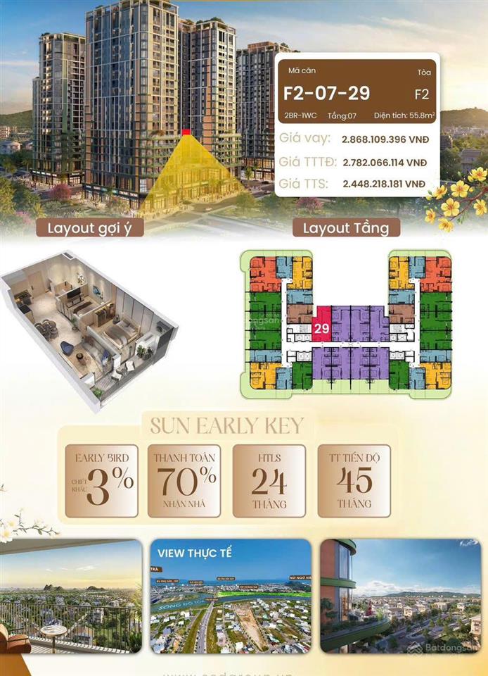 Fours tower f2 | tuyệt tác sống sang giữa tâm điểm phát triển mới của đà nẵng chỉ 1ty580