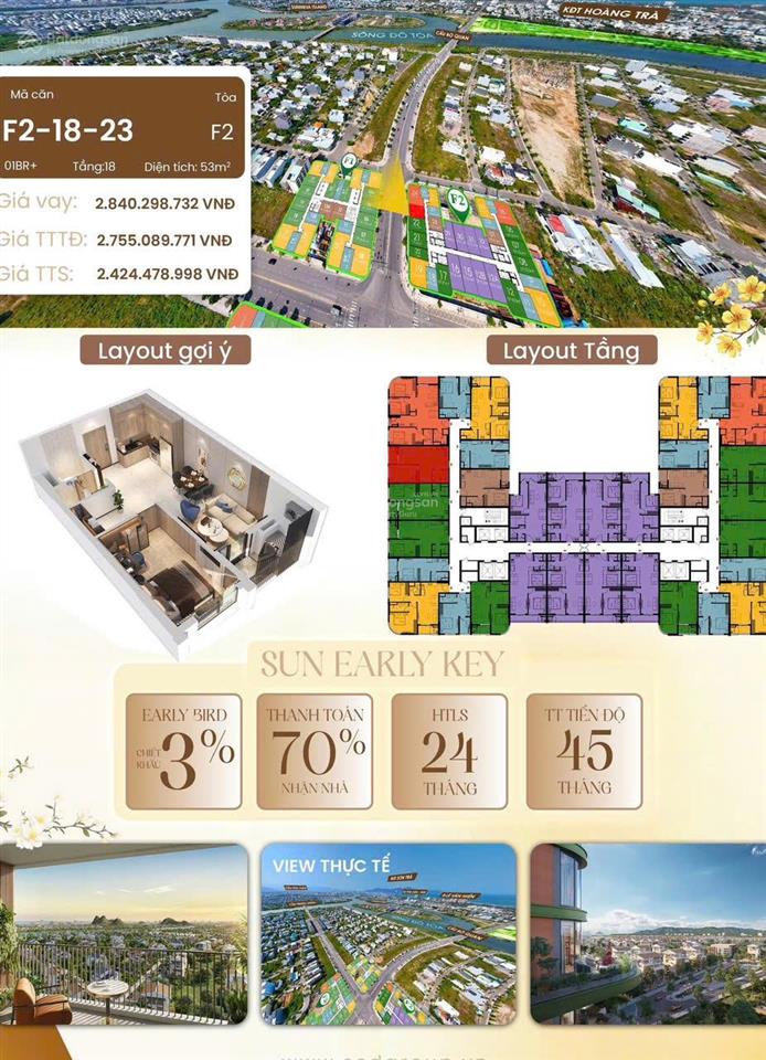 Fours tower f2 | tuyệt tác sống sang giữa tâm điểm phát triển mới của đà nẵng chỉ 1ty580