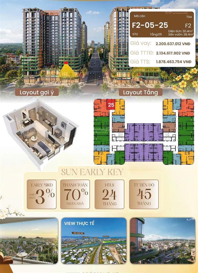 Fours tower f2 | tuyệt tác sống sang giữa tâm điểm phát triển mới của đà nẵng chỉ 1ty580