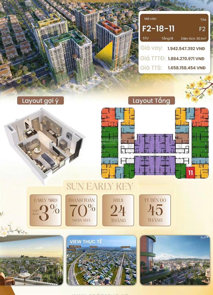 Fours tower f2 | tuyệt tác sống sang giữa tâm điểm phát triển mới của đà nẵng chỉ 1ty580
