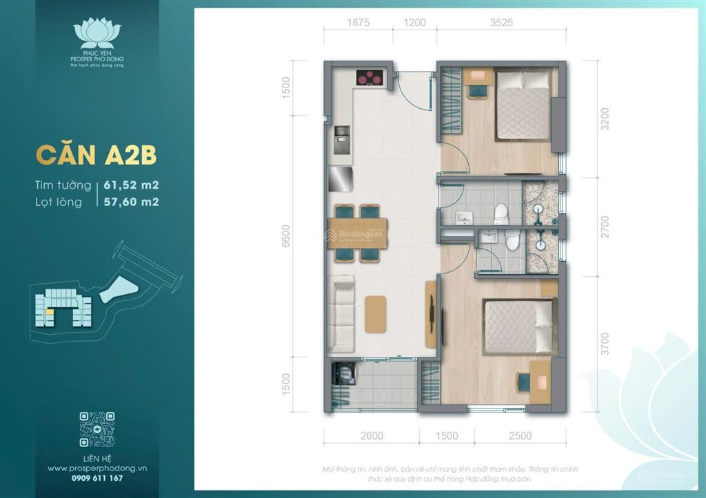 Căn hộ ngay ubnd phường tam bình thủ đức, 53m2, giá 2ty750, nhận nhà ngay