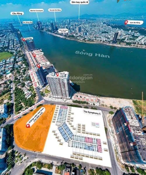 Căn hộ 2 phòng ngủ view sông hàn  dòng tiền ổn định 8.5%/năm. giá chỉ 66tr/m