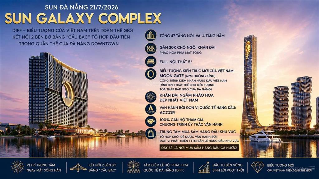 Sun galaxy complex tổ hợp đầu tiên trong quần thể danang downtown