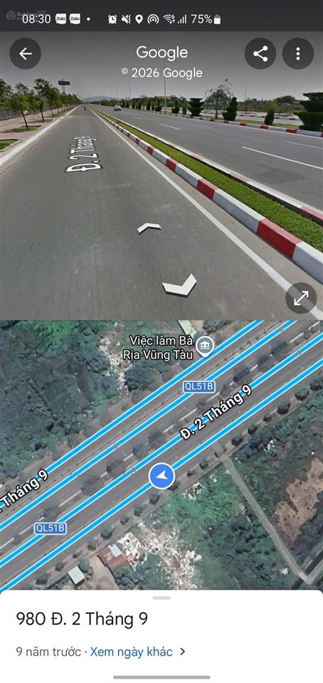Cần bán hơn 1 sào đất mặt tiền 51b vũng tàu vị ngang 15m  0933 366 ***