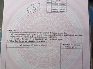 Bán đất thôn sằn cổ loa xã đông anh hà nội
diện tích 34m mặt tiền = hậu 9m