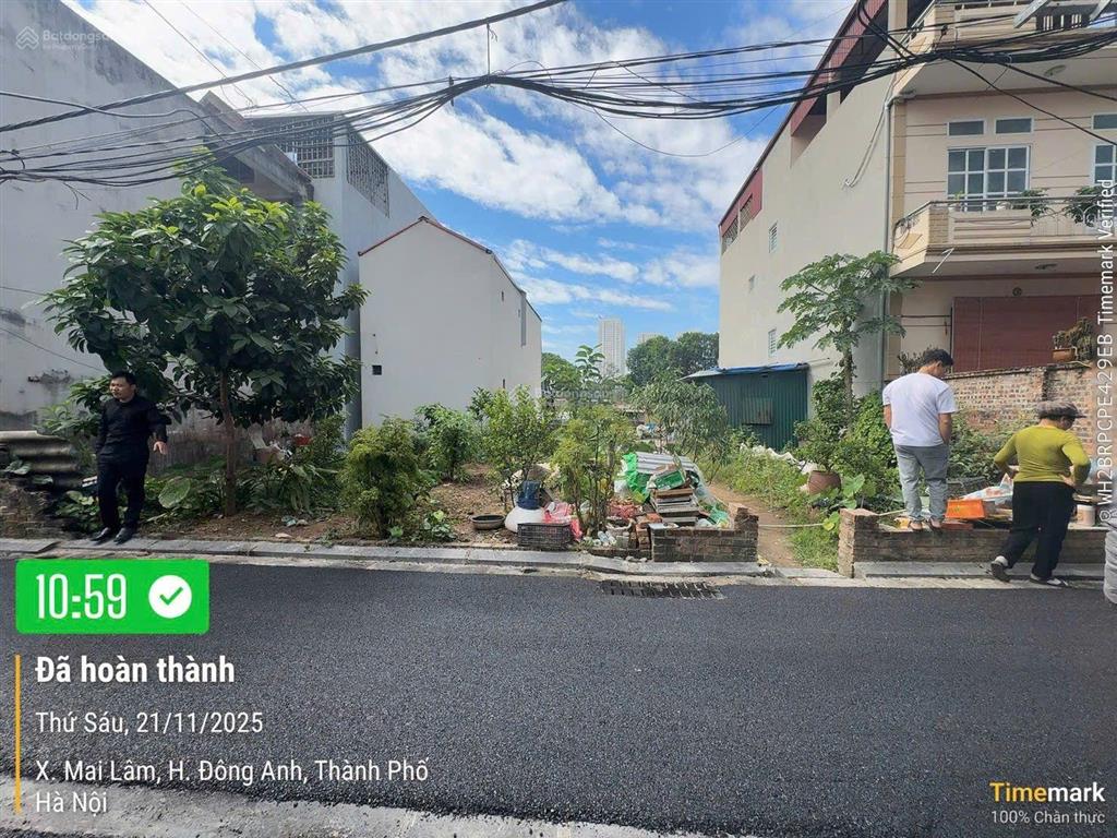 Cần bán lô đất siêu đẹp 50m2 tại thôn phúc thọ  xã mai lâm  đông anh  hà nội. mặt tiền 5.48m