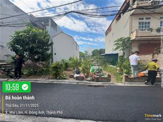 Cần bán lô đất siêu đẹp 50m2 tại thôn phúc thọ  xã mai lâm  đông anh  hà nội. mặt tiền 5.48m
