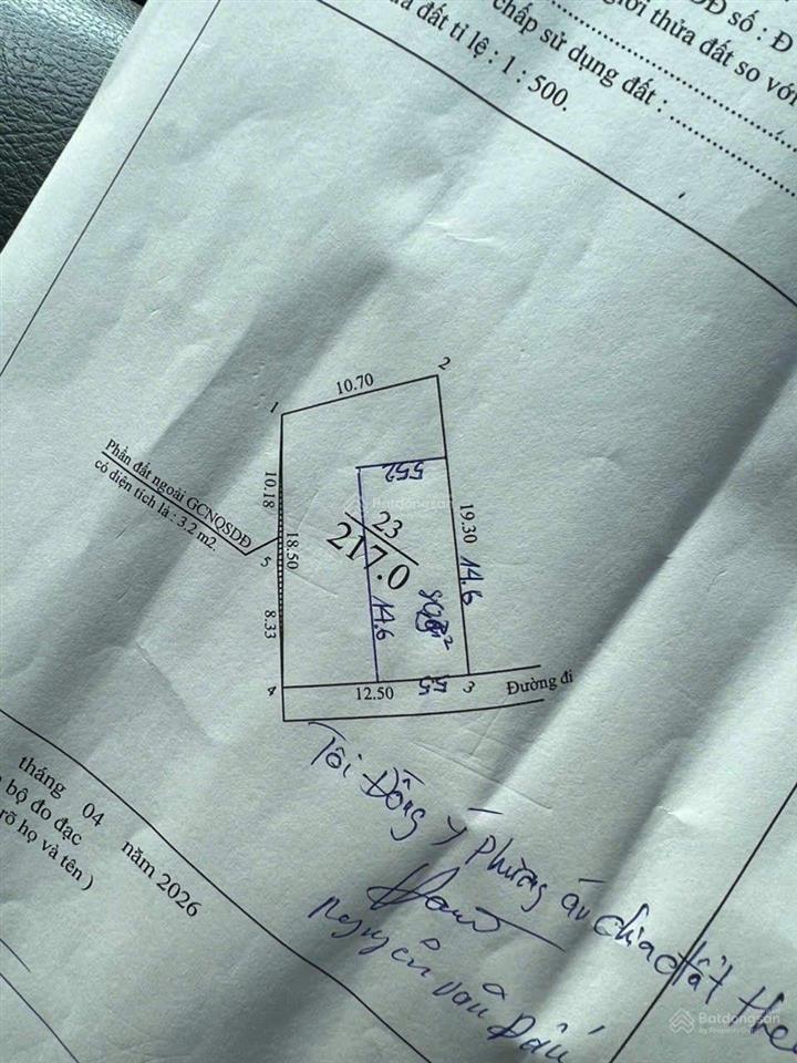 Giá chỉ 3,9 tỷ 80m2 đất đẹp gần đường dẫn cầu tứ liên, địa chỉ thôn thạc quả, xã dục tú
