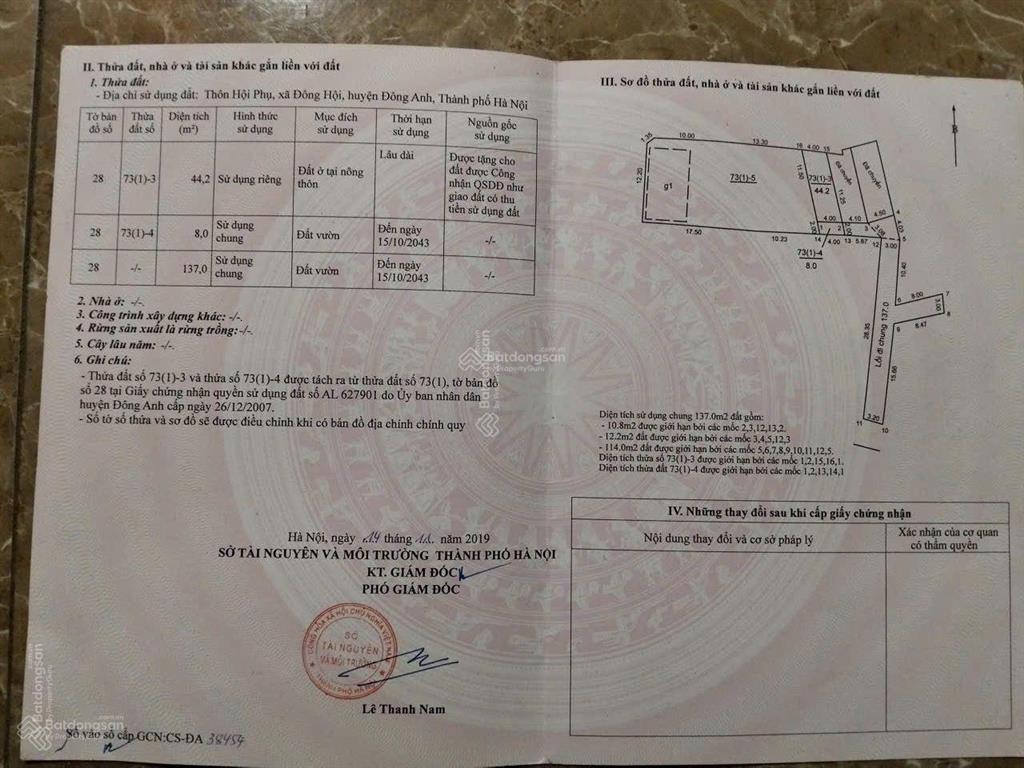 Bán đất hội phụ, đông hội, đông anh | sát vinhomes cổ loa lô đất đẹp giá 4,65 tỷ