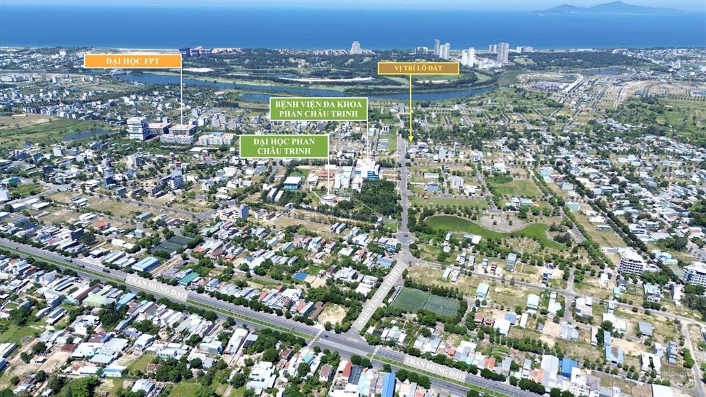 Lô 171.5m2 (7mx24m) ngay bệnh viện phan châu trinh  khai thác dòng tiền ngay