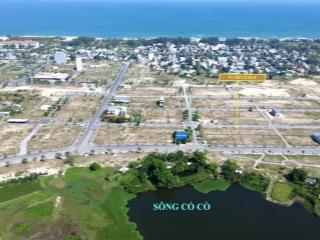 Kđt ngọc dương chính chủ cần bán lô 85m2(5x17) mặt tiền 17.5m đường nhựa  sát sông cổ cò