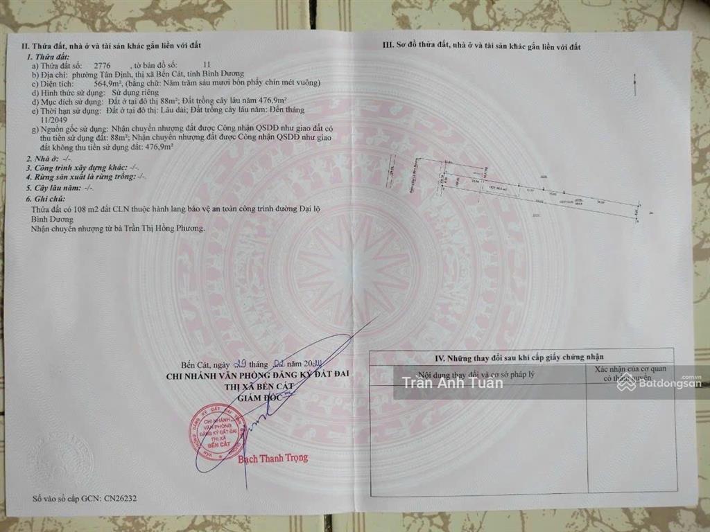 Bán đất giá rẻ , mặt tiền đại lộ bình dương , buôn bán kinh doanh thoải mái . giá chỉ 10tr/m2 .