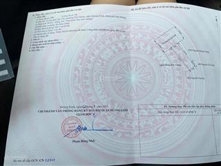 Lô mặt đường 10m tân thành, dương kinh, hải phòng.  dt 89m2 ( ngang 5m x 18m )
 gần dự án 100