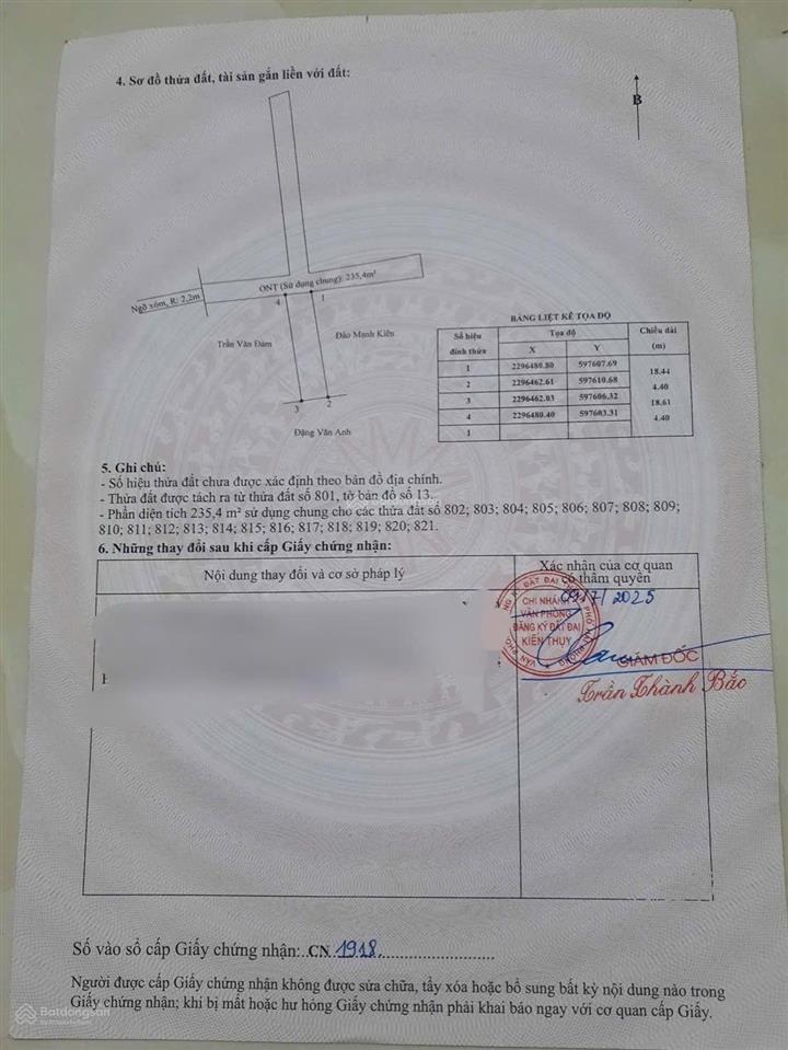 Lô đất tại minh tân  kiến thụy đèn cao áp sáng như chung cư.  diện tích  81.4m2 đường 4m