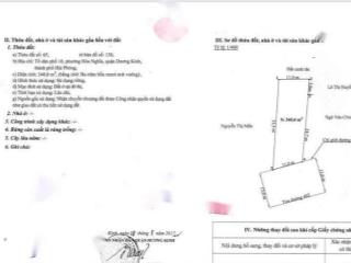 Rẻ nhất phẩm mặt đường 402 hoà nghĩa  dương kinh  hải phòng. dt 340m2 mặt tiền rộn