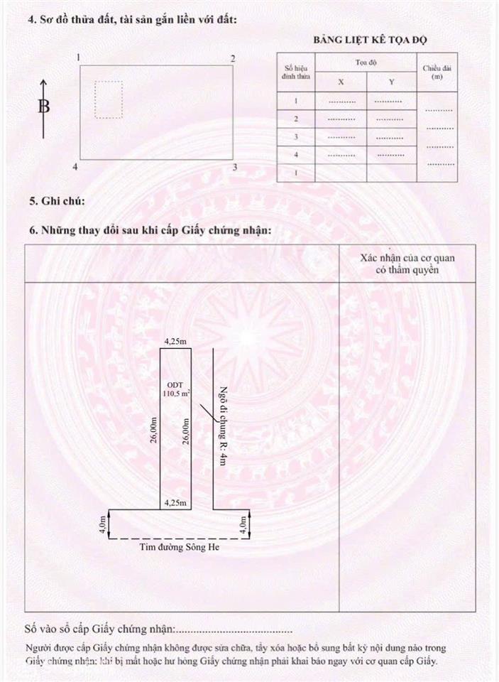 Mặt đường sông he lô góc đẹp, ngay gần điểm giao cầu rào 3 đang sắp hoàn thành. 110m2 ngang 4,25m