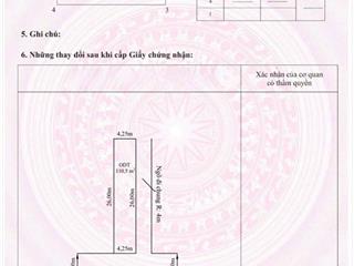 Mặt đường sông he lô góc đẹp, ngay gần điểm giao cầu rào 3 đang sắp hoàn thành. 110m2 ngang 4,25m