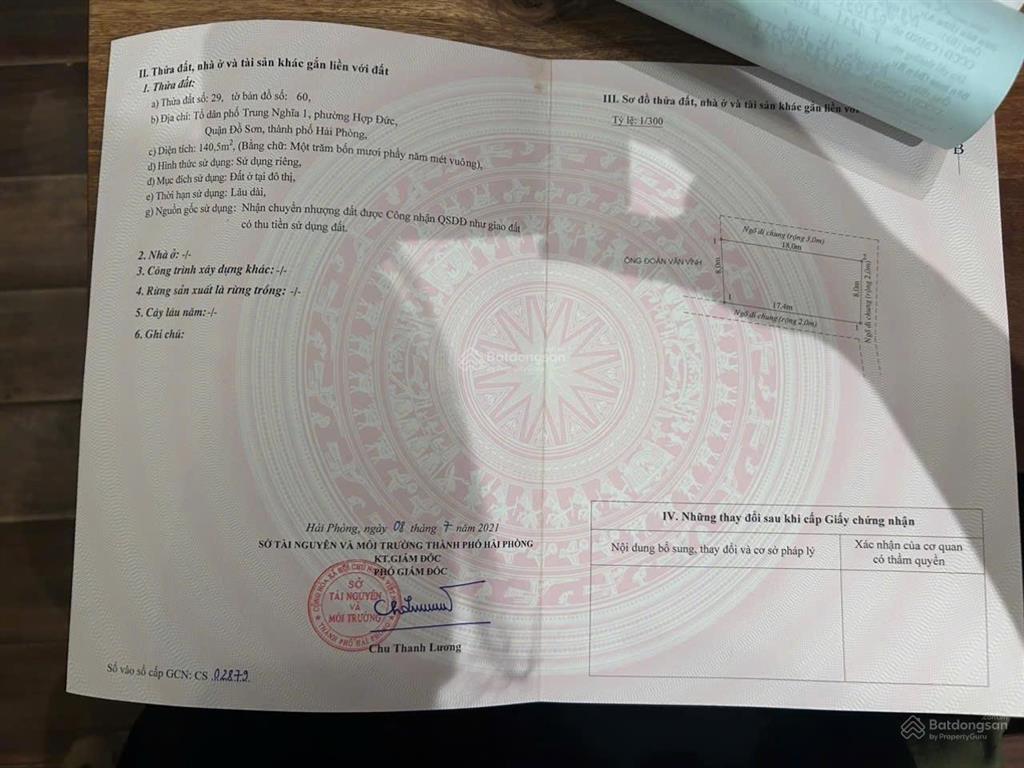 Tìm đâu ra đất quận đồ sơn mà giá chỉ có 5xxtr 1lô mà 3  4 mặt ngõ chỉ cách mặt đg trung nghĩa 30m