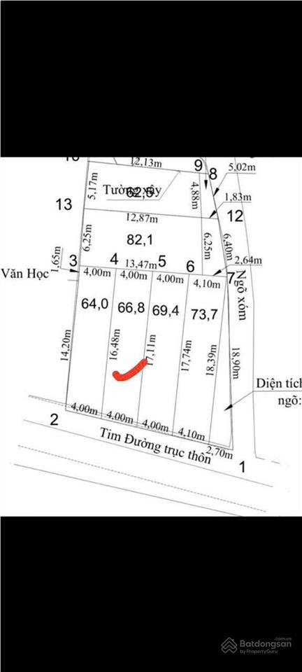 Lô đất tú sơn  kiến hải, kiến thuỵ, hải phòng. dt 64m2 chỉ 1tỷ5xx