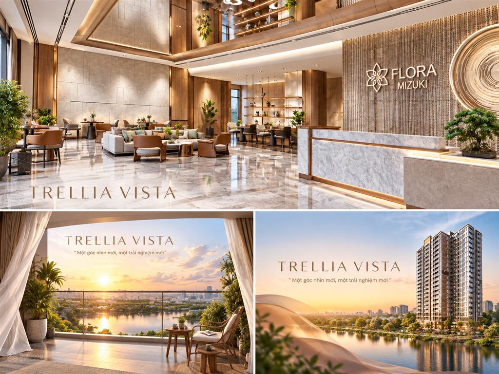 Nhận booking tháp trellia vista chỉ 68tr/m2, mỗi đợt thanh toán chỉ 2%, tham quan 24/7