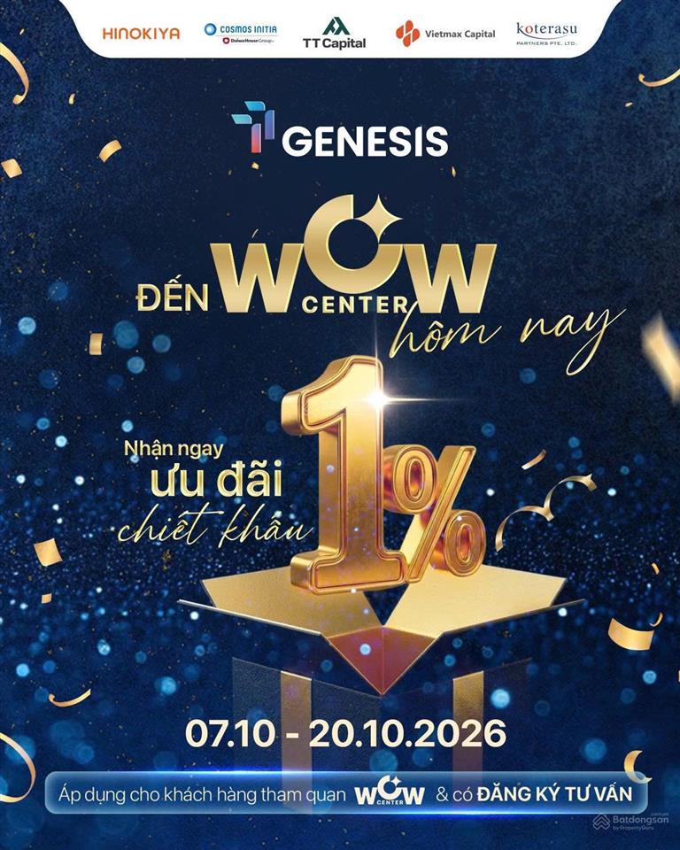 Chiết khấu sớm cho anh chị tham quan nhà mẫu tt genesis, tư vấn nini 0988 063 ***